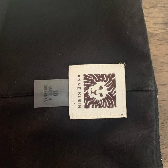 Gold Metalic Dramatic Dress by Anne Klein - Picture 7 of 8